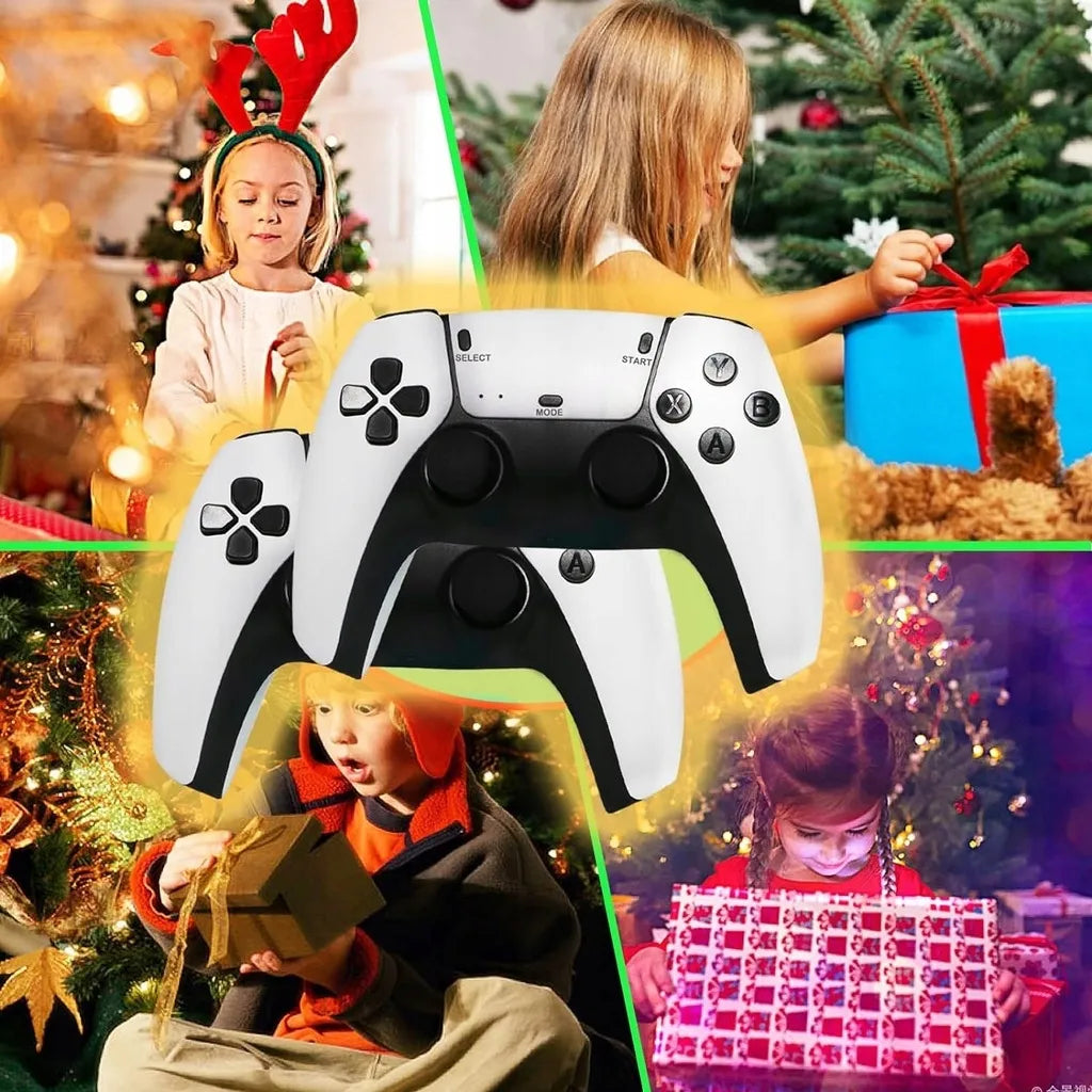 BELAIDĖ RETRO VAIZDO ŽAIDIMŲ KONSOLĖ 4K SU 2 VALDIKLIAIS