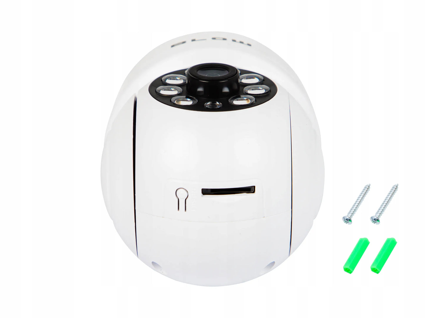 Belaidė vidinė pasukama IP kamera BLOW T-833 su E27 lizdu, 3MP, WiFi, Tuya