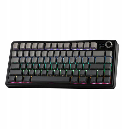 Belaidė žaidimų klaviatūra AULA F75 Max, apšviečiama, Gradient Grey
