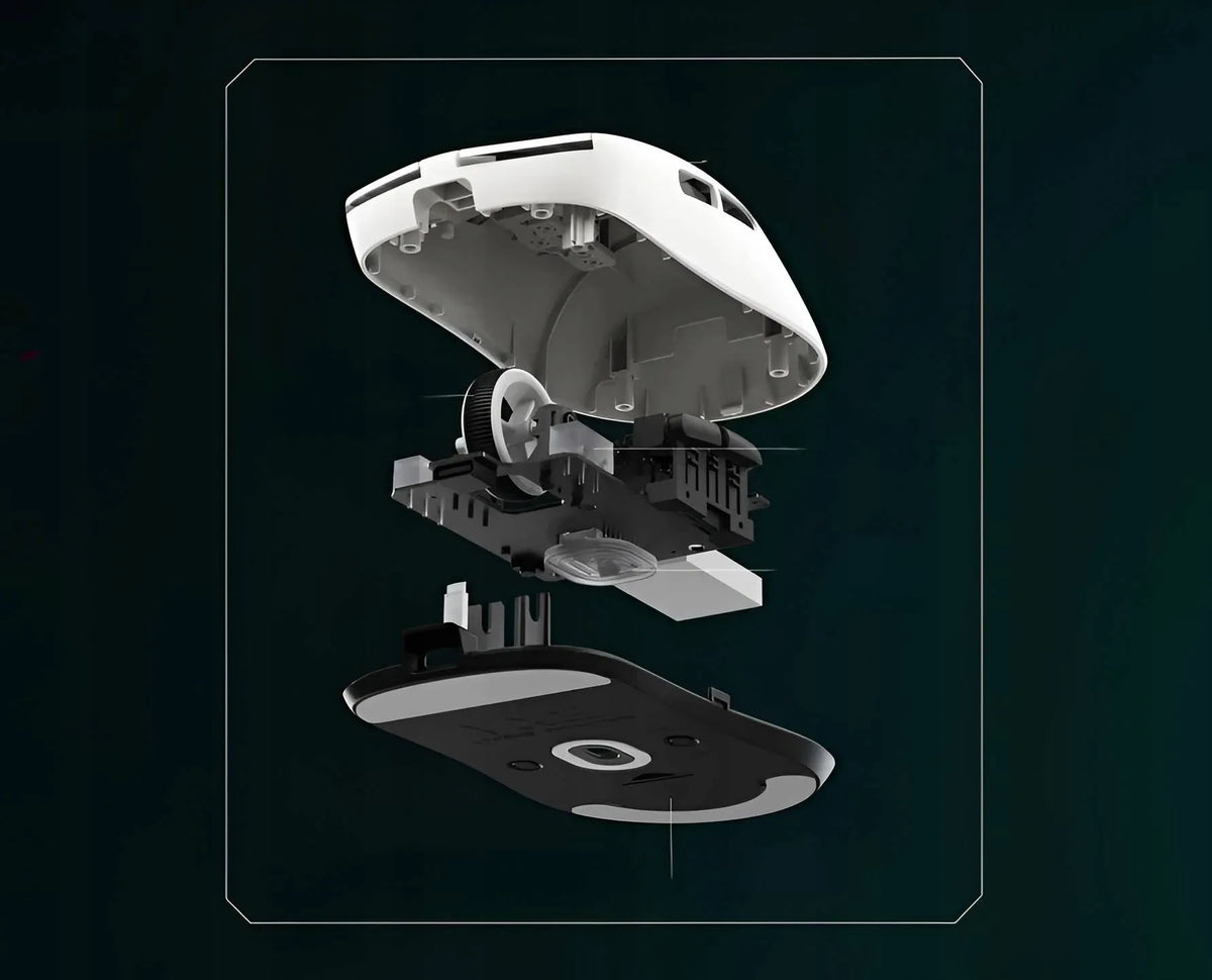 Belaidė žaidimų pelė ATK VXE Dragonfly R1SE+, balta