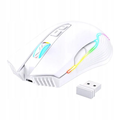 Belaidė žaidimų pelė Onikuma CW905 3600 DPI, balta