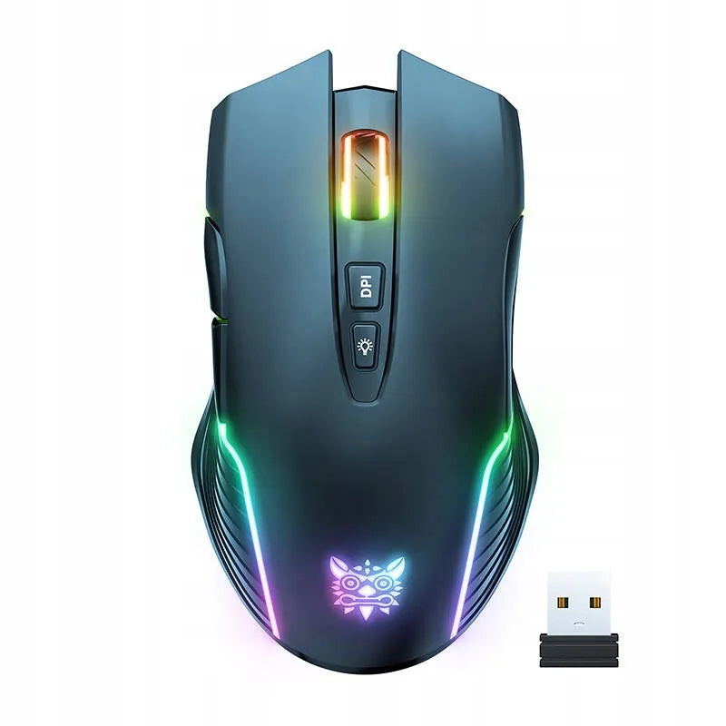 Belaidė žaidimų pelė Onikuma CW905 (juoda) su RGB ir 3600 DPI