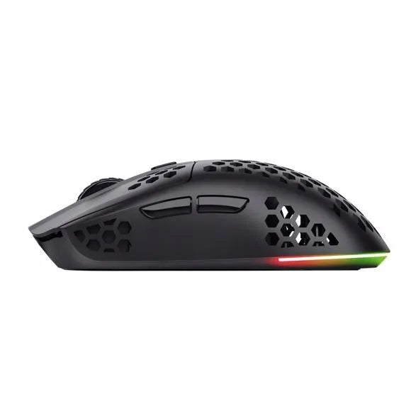 Belaidė žaidimų pelė Trust GXT 929 Helox, itin lengva, 75 g, iki 80 val. veikimo