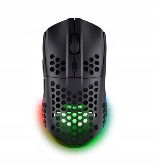 Belaidė žaidimų pelė Trust GXT 929 Helox, itin lengva, 75 g, iki 80 val. veikimo