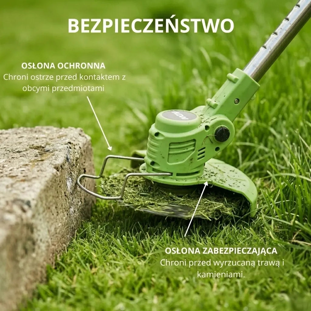 Belaidė žoliapjovė / trimeris ADM su 2x 21V akumuliatoriais
