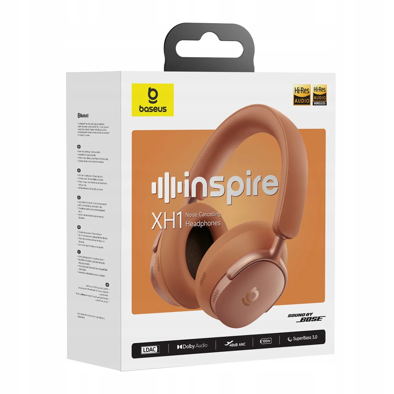 Belaidės ausinės BASEUS Inspire XH1 „Sound by Bose“, ANC, „Dolby Audio“