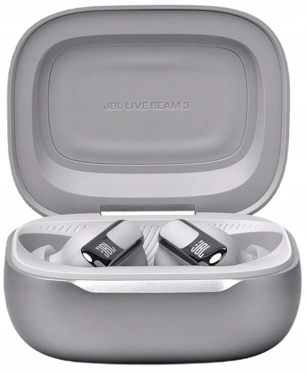 Belaidės ausinės JBL BEAM 3 BT5.3 su ekranu