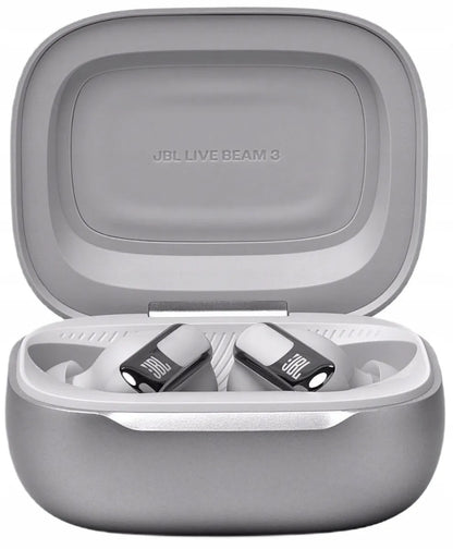Belaidės ausinės JBL BEAM 3 BT5.3 su ekranu
