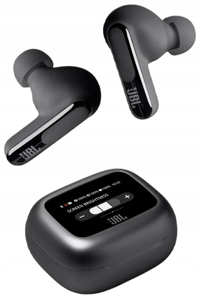 Belaidės ausinės JBL Beam 3 BT5.3 su ekranu