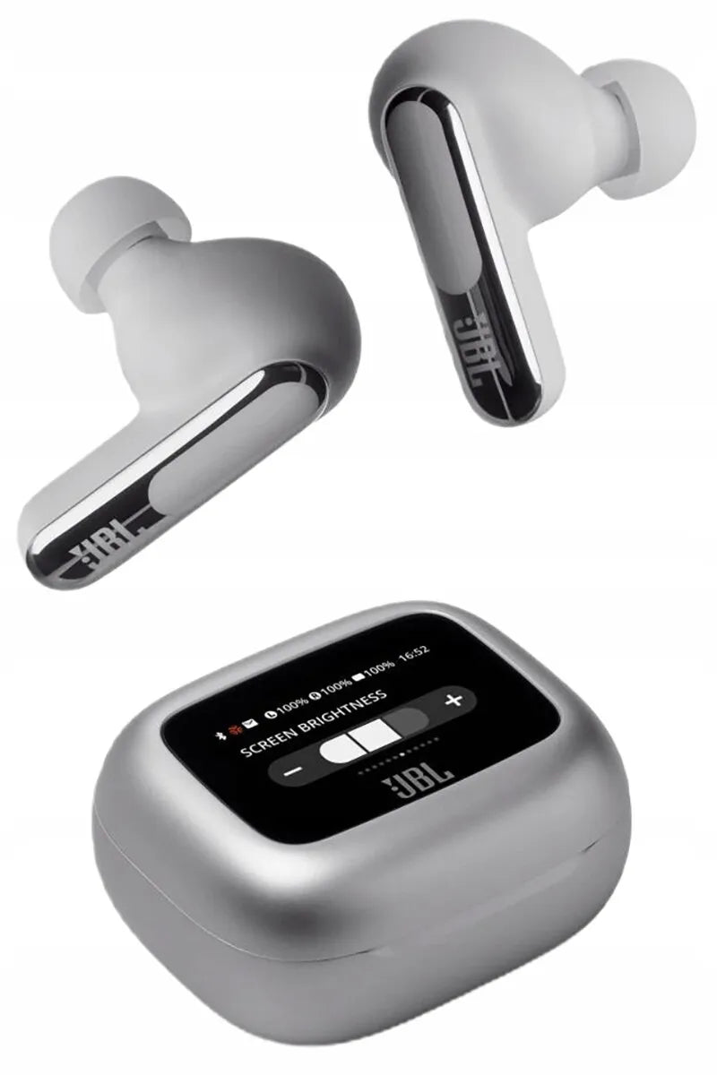 Belaidės įstatomos ausinės JBL by HARMAN LIVE BEAM 3 ANC BT5.3 su ekranu