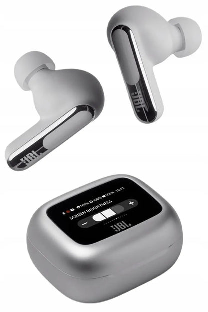Belaidės įstatomos ausinės JBL by HARMAN LIVE BEAM 3 ANC BT5.3 su ekranu