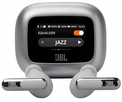 Belaidės įstatomos ausinės JBL by HARMAN LIVE BEAM 3 ANC BT5.3 su ekranu