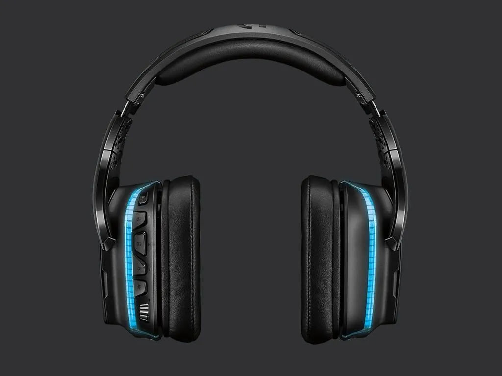 Belaidės žaidimų ausinės Logitech G935 7.1 Surround RGB su mikrofonu
