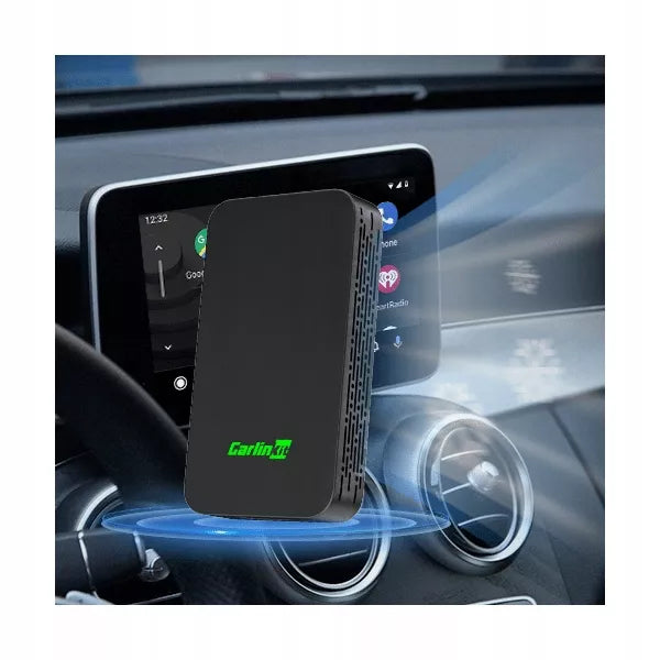 Belaidis adapteris Carlinkit 5.0 (2Air-T) RGB, skirtas CarPlay ir Android Auto sistemoms