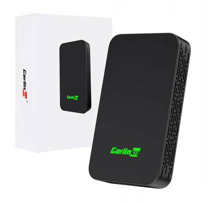 Belaidis adapteris Carlinkit 5.0 (2Air-T) RGB, skirtas CarPlay ir Android Auto sistemoms