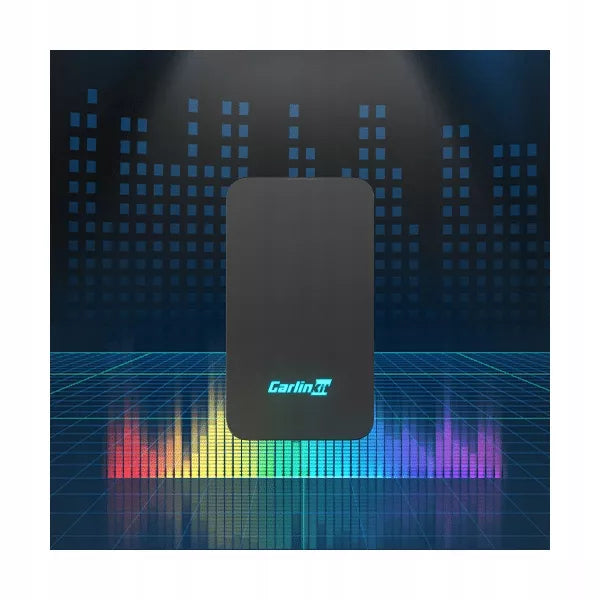 Belaidis adapteris Carlinkit 5.0 (2Air-T) RGB, skirtas CarPlay ir Android Auto sistemoms