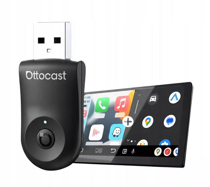 Belaidis adapteris Ottocast Mini 2-in-1 CarPlay / Android Auto CA505-T