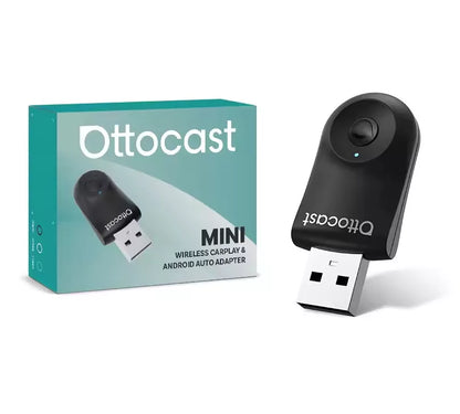 Belaidis adapteris Ottocast Mini 2-in-1 CarPlay / Android Auto CA505-T