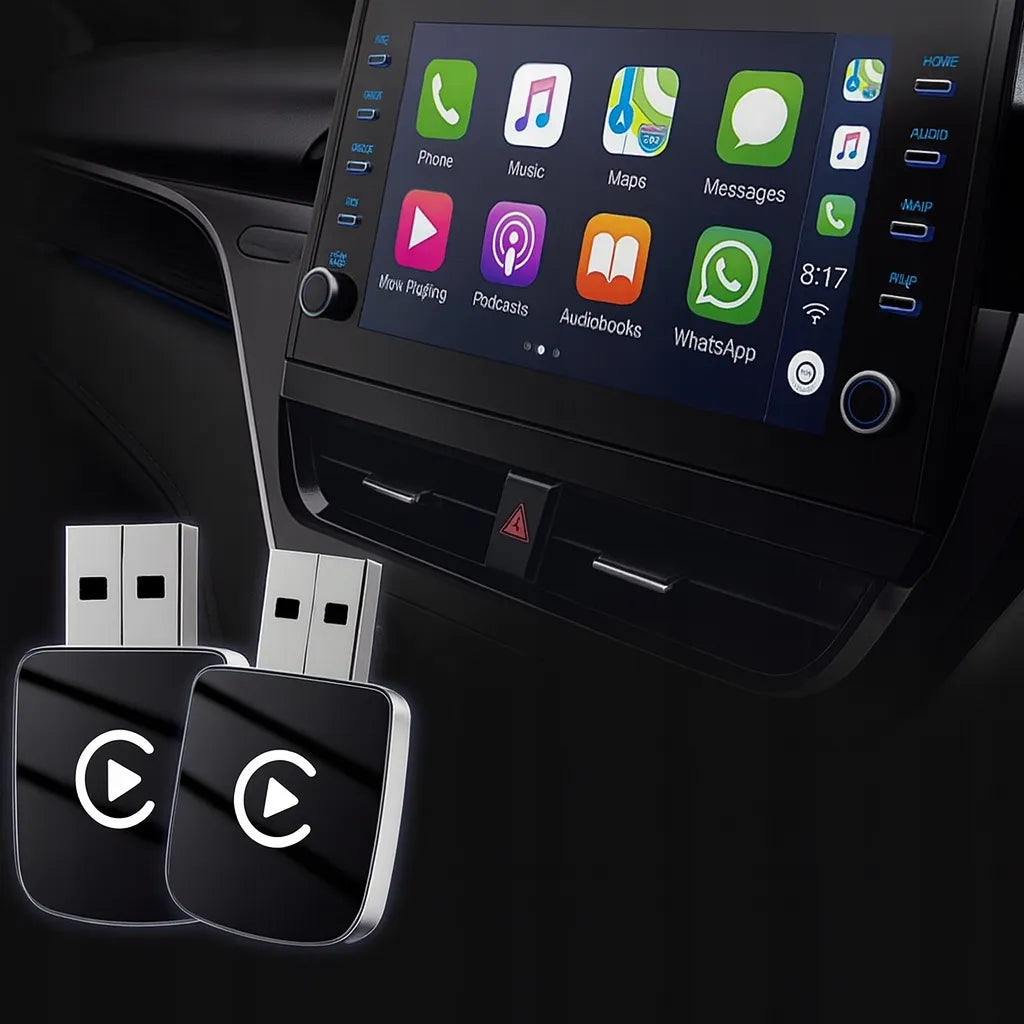 Belaidis Android Auto CarPlay adapteris 2-in-1 iPhone USB USB-C