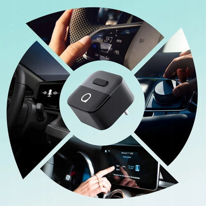Belaidis Android Auto ir CarPlay adapteris WiFi 6 Dual Phone 2in1 USB-C
