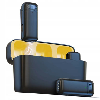 Belaidis atlapo mikrofonas, skirtas įrašymui su USB-C jungtimi, iPhone X2