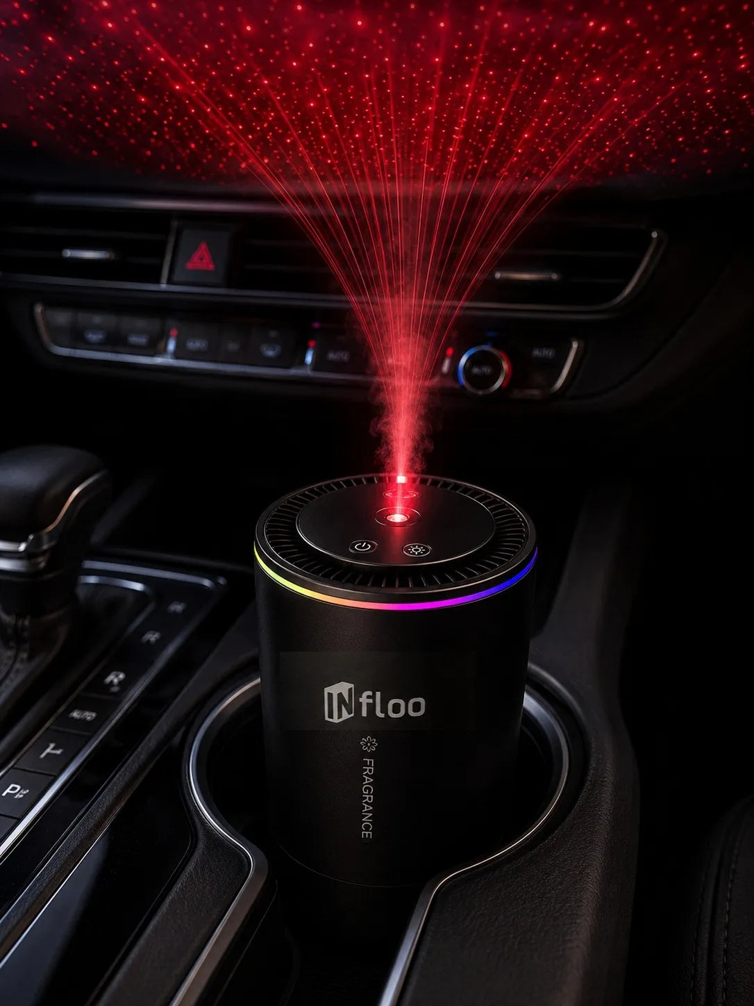 Belaidis automobilio aromatizatorius INFLOO – oro gaiviklis ir kvapų difuzorius