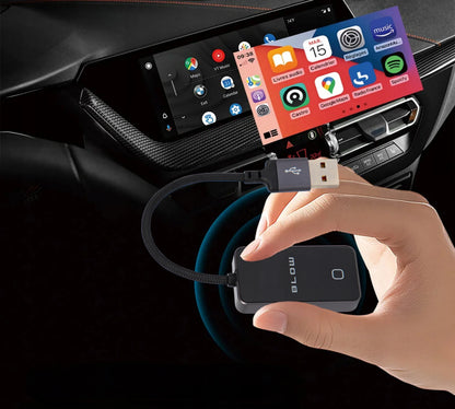 Belaidis BLOW CarPlay ir Android Auto adapteris USB-A/USB-C WiFi BT 5.0 PRO