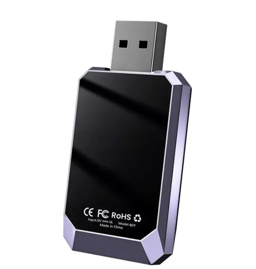 Belaidis CarPlay Android Auto USB adapteris, 2-in-1 WiFi Bluetooth