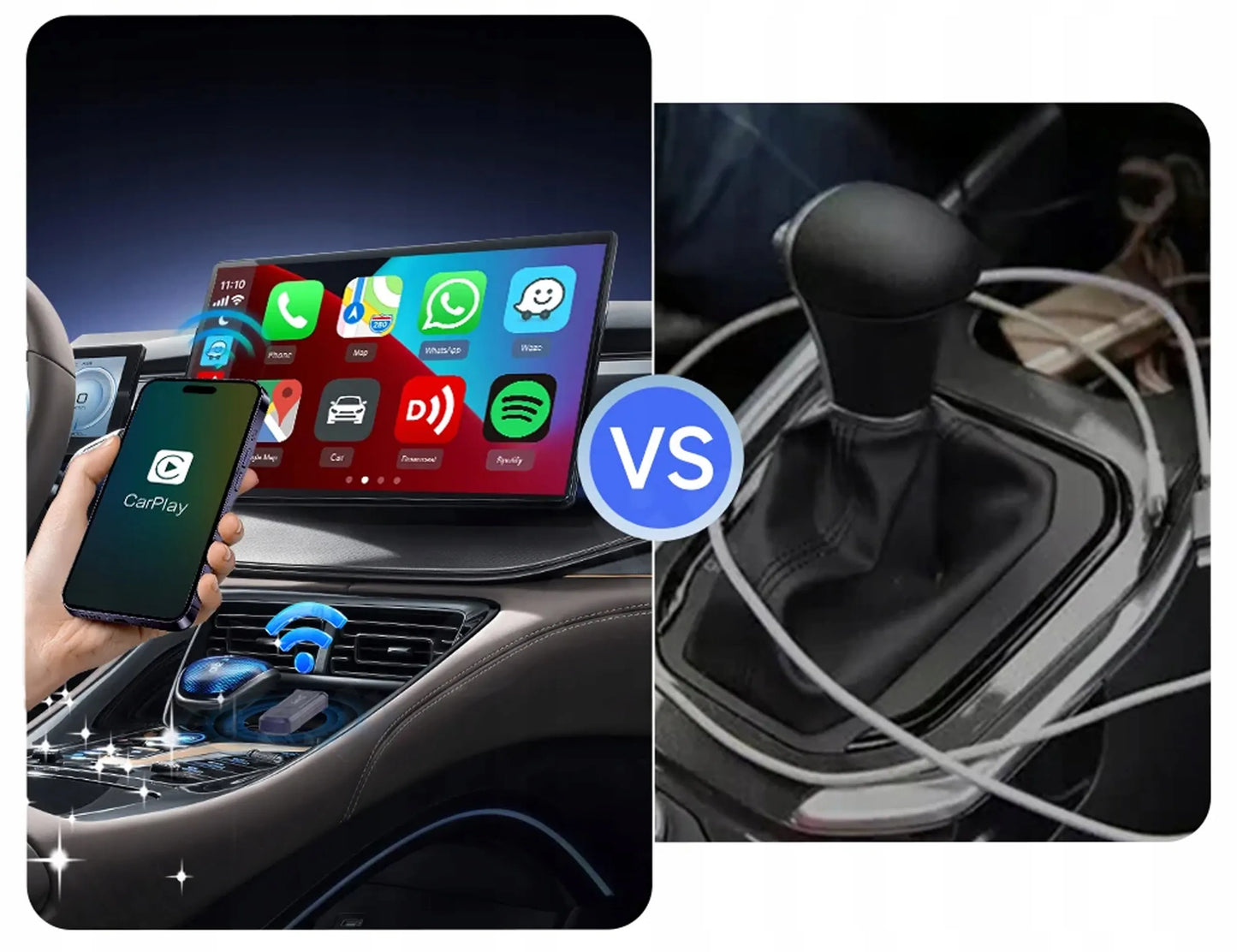Belaidis CarPlay ir Android Auto adapteris Carlinkit MINI SE PRO