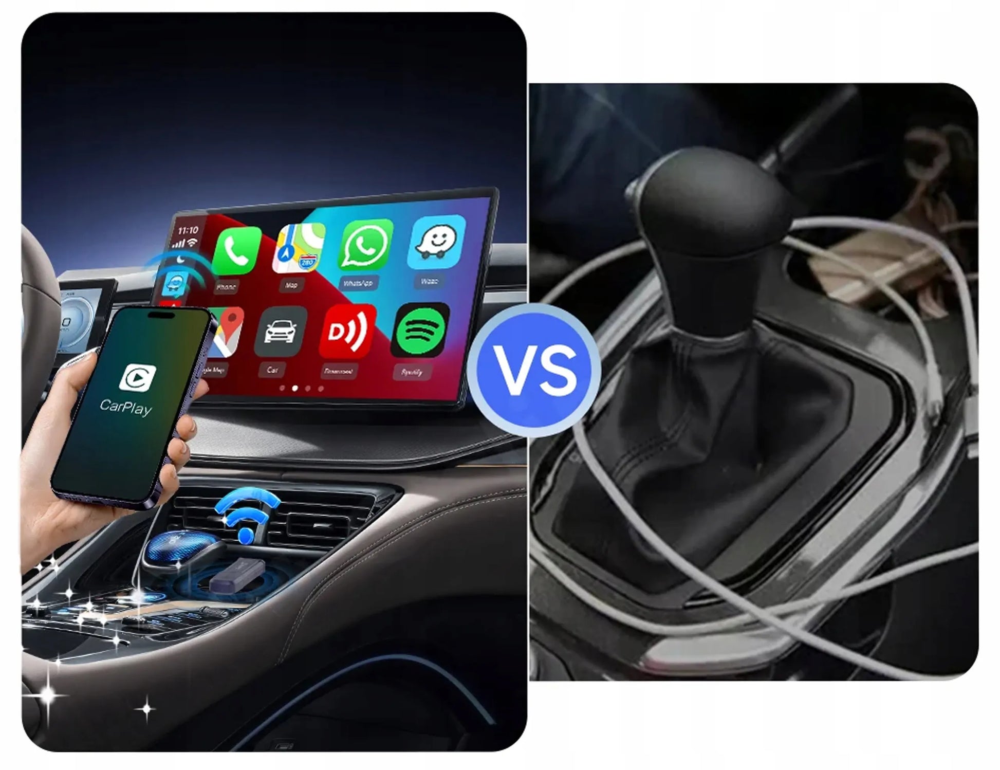 Belaidis CarPlay ir Android Auto adapteris Carlinkit MINI SE PRO