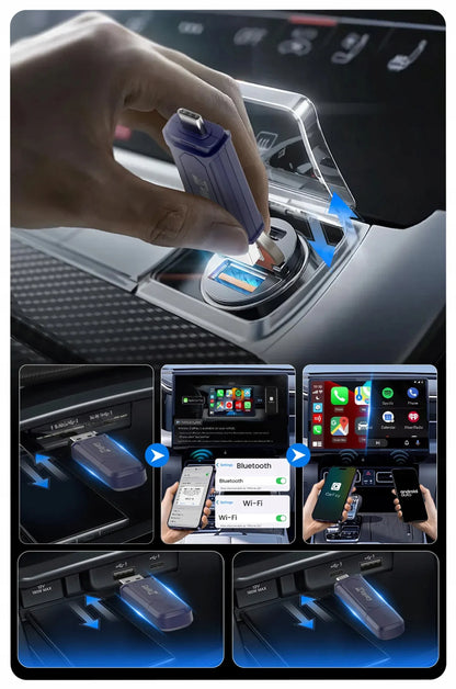 Belaidis CarPlay ir Android Auto adapteris Carlinkit MINI SE PRO