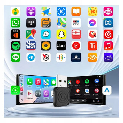 Belaidis CarPlay ir Android Auto adapteris Carlinkit Mini