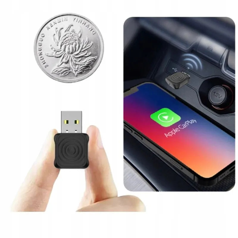 Belaidis CarPlay ir Android Auto adapteris Carlinkit Mini
