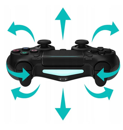 Belaidis ir laidinis valdiklis PS4, juodas