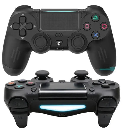 Belaidis ir laidinis valdiklis PS4, juodas
