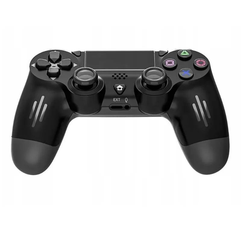 Belaidis ir laidinis valdiklis PS4, juodas