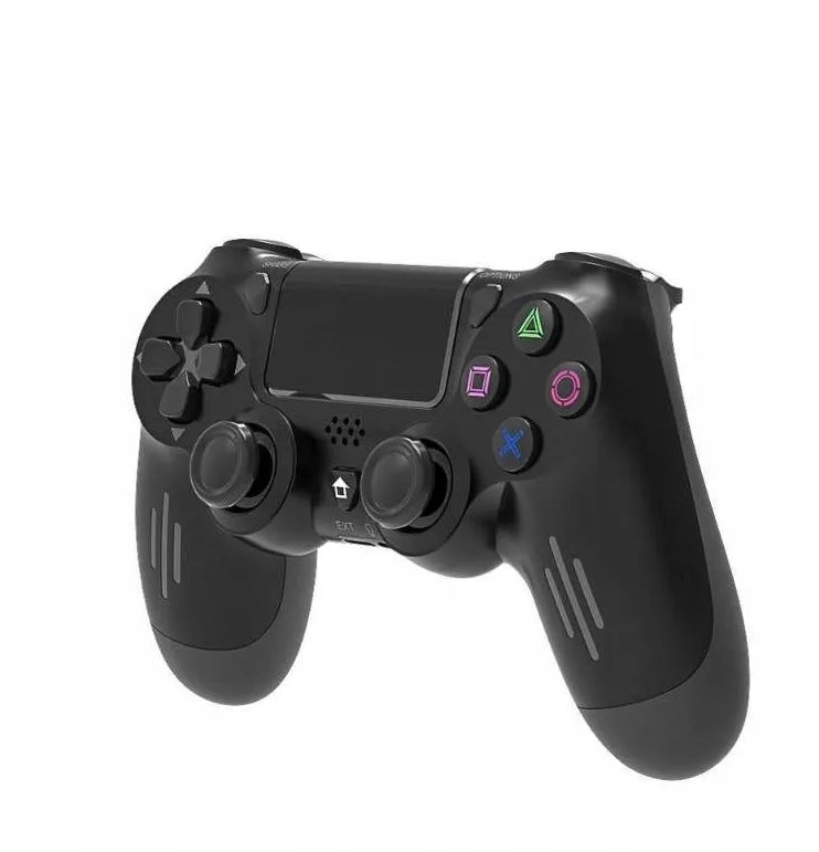 Belaidis ir laidinis valdiklis PS4, juodas