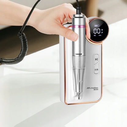 Belaidis nagų frezavimo aparatas „Maltec Beauty ND-6“ su manikiūro ir pedikiūro rinkiniu