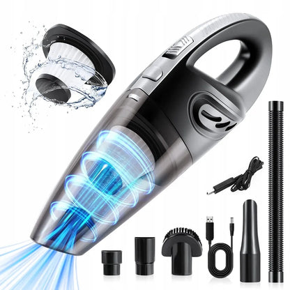 Belaidis rankinis automobilinis dulkių siurblys R2 vacuum 50W USB
