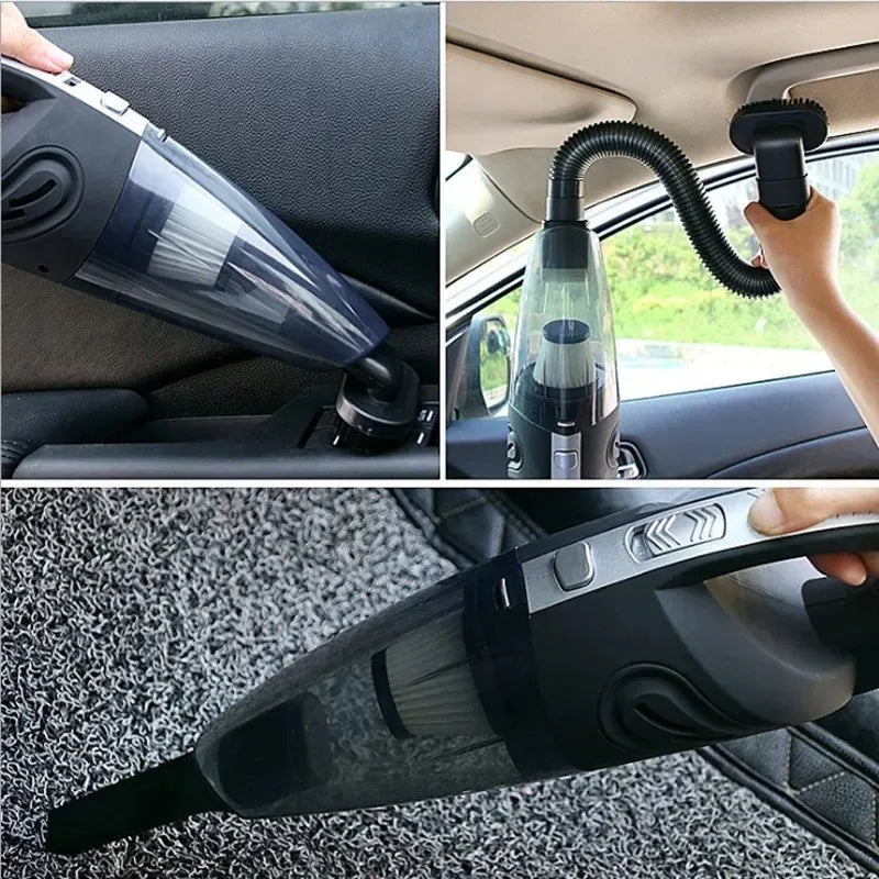 Belaidis rankinis automobilinis dulkių siurblys R2 vacuum 50W USB