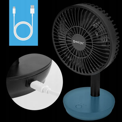 Belaidis stalinis ventiliatorius CoolDesk su 4000mAh baterija