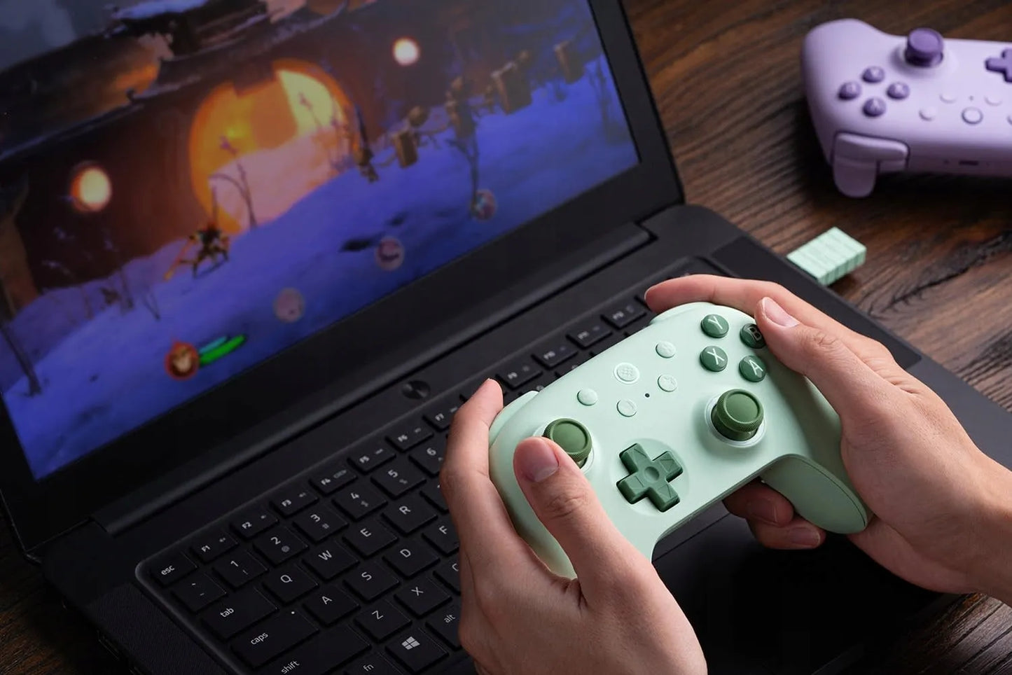 Belaidis žaidimų pultas 8BitDo Ultimate 2C skirtas Windows ir Android