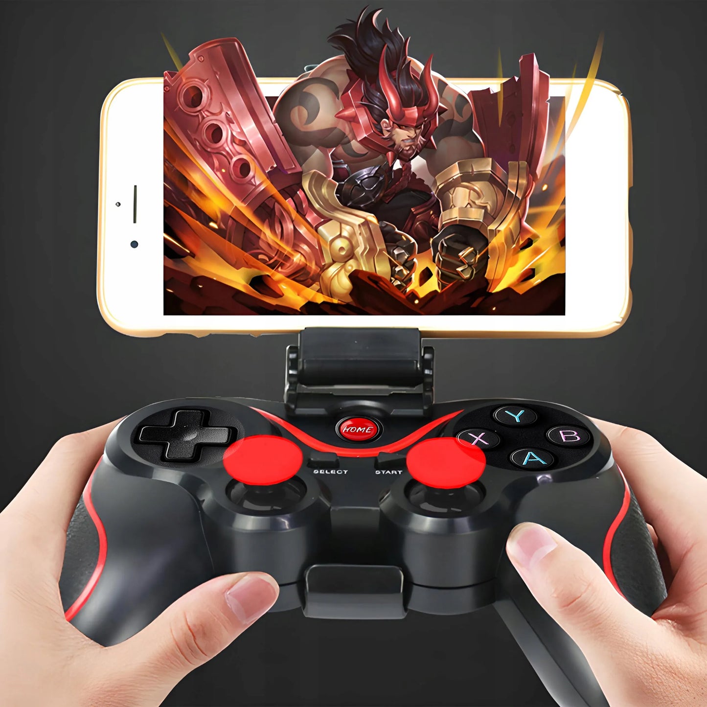 Belaidis žaidimų pultas telefonui Android iOS Bluetooth 4.0 valdiklis