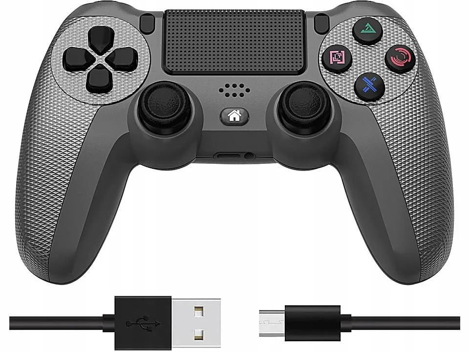 Belaidis žaidimų pultelis PS4 valdiklis DoubleShock pakaitinis su vibracija