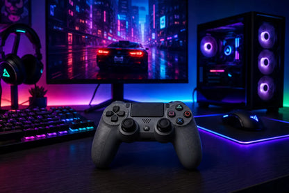 Belaidis žaidimų pultelis PS4 valdiklis DoubleShock pakaitinis su vibracija