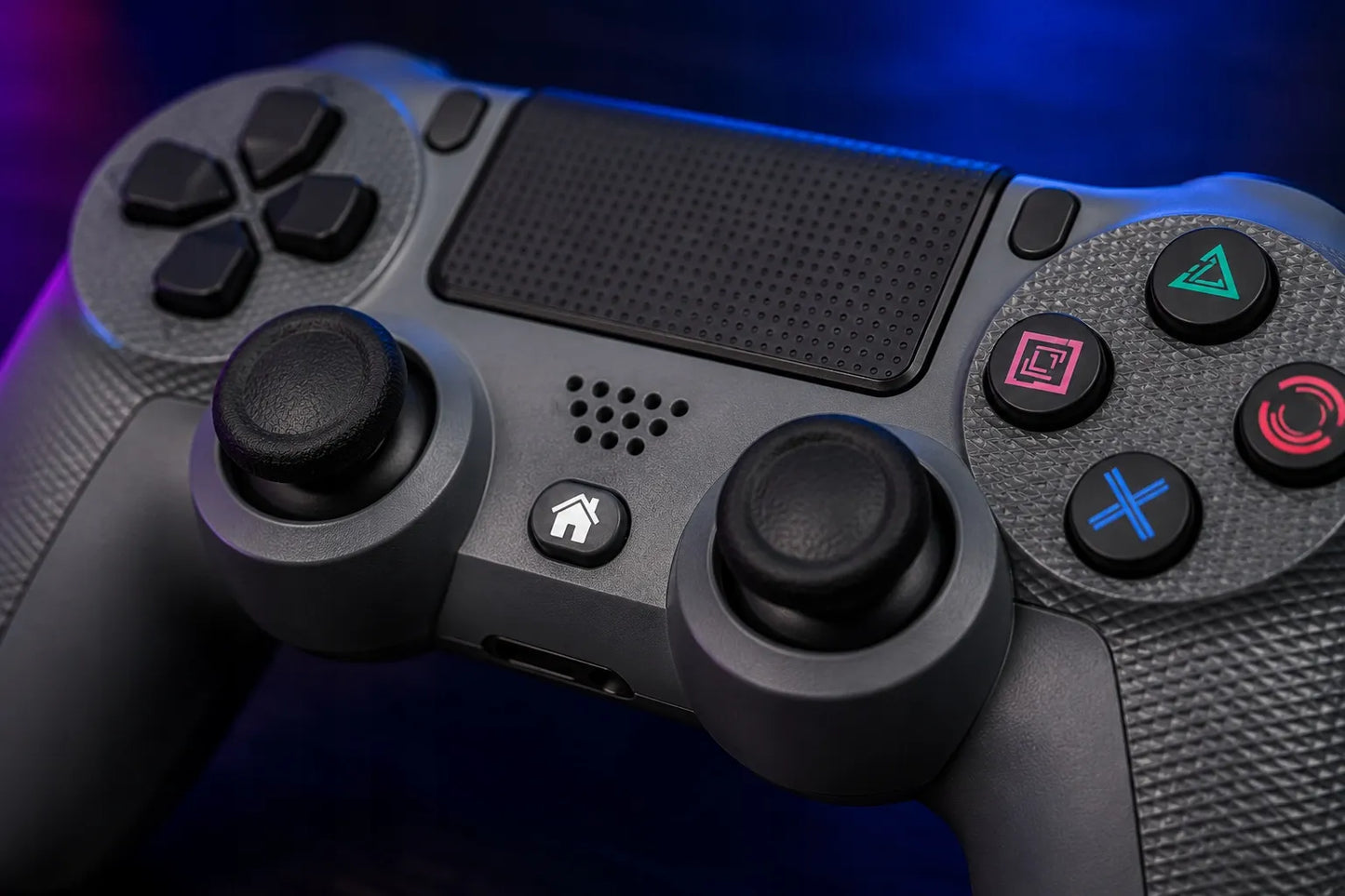 Belaidis žaidimų pultelis PS4 valdiklis DoubleShock pakaitinis su vibracija