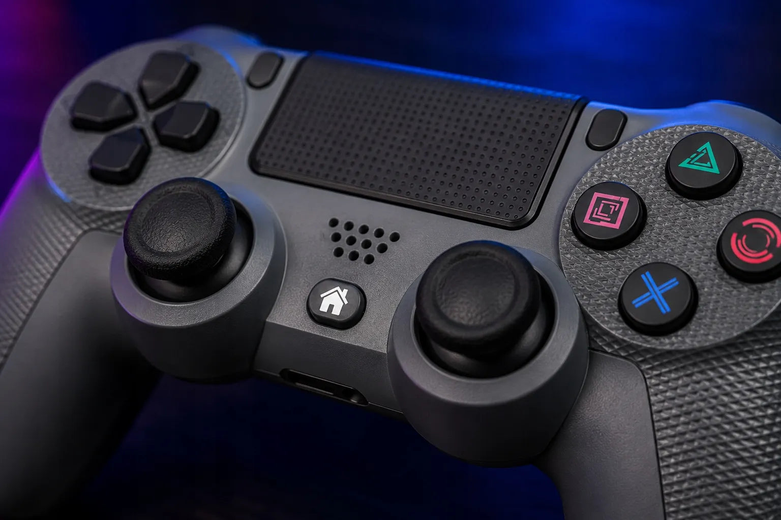 Belaidis žaidimų pultelis PS4 valdiklis DoubleShock pakaitinis su vibracija