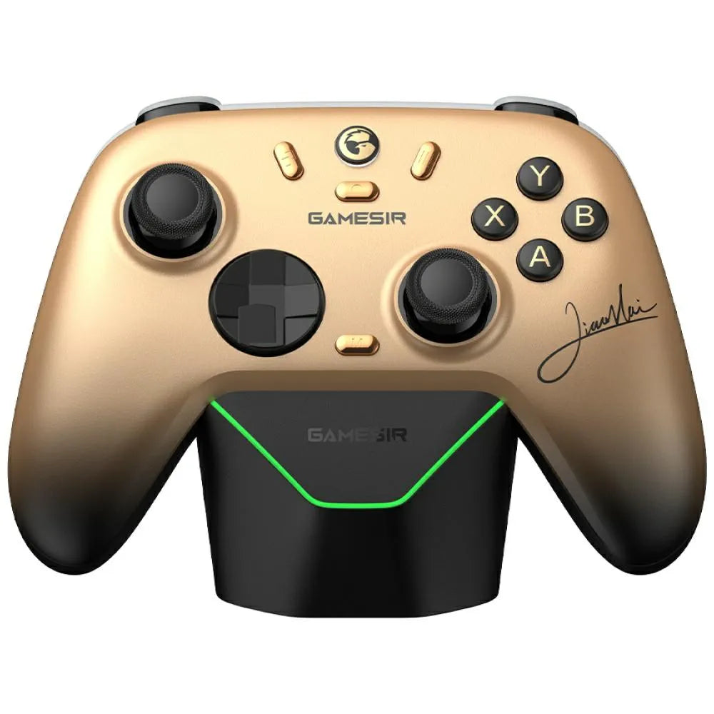 Belaidis žaidimų valdiklis GameSir Nova 2 Lite Champion Edition, „Android“, „Nintendo Switch 2“, auksinis