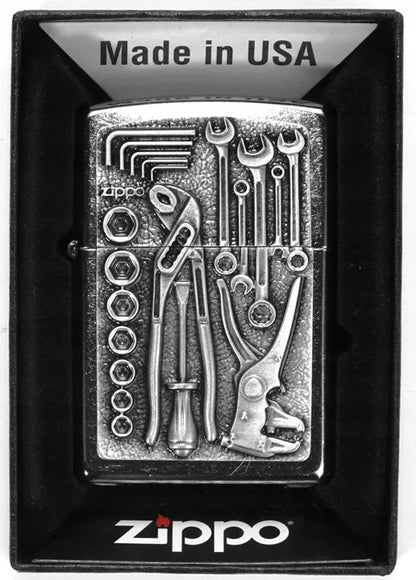 Benzininis vėjui atsparus žiebtuvėlis Zippo TOOL BOX