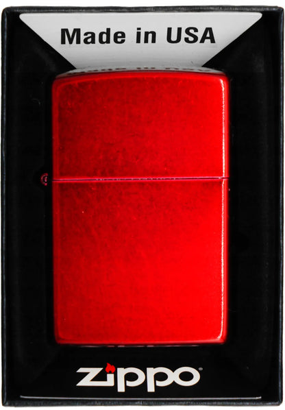 Benzininis žiebtuvėlis Zippo Candy Apple Red MT LTR 60001184, atsparus vėjui